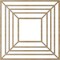 Ekena Millwork Raven Wood Fretwork Pierced Ceiling Medallion, Birch, 16"OD x 5 7/8"ID x 1/4"T CMWP16X16X0250RABI - alternate 3